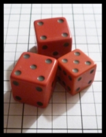 Dice : Dice - 6D Pipped - Red with Black Pips - Ebay July 2013